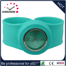 2015 мода зеленый новый стиль продвижение силиконовые часы (ДЦ-937)